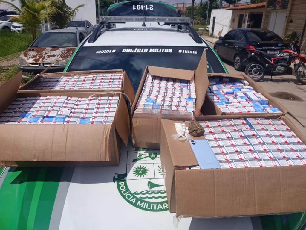 Polícia apreende cerca de 1,4 mil unidades de GH em Fortaleza